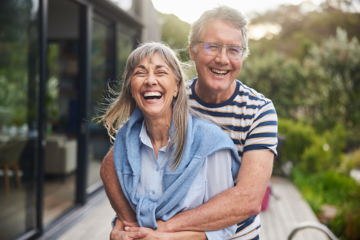 Happy couple enjoying retirement